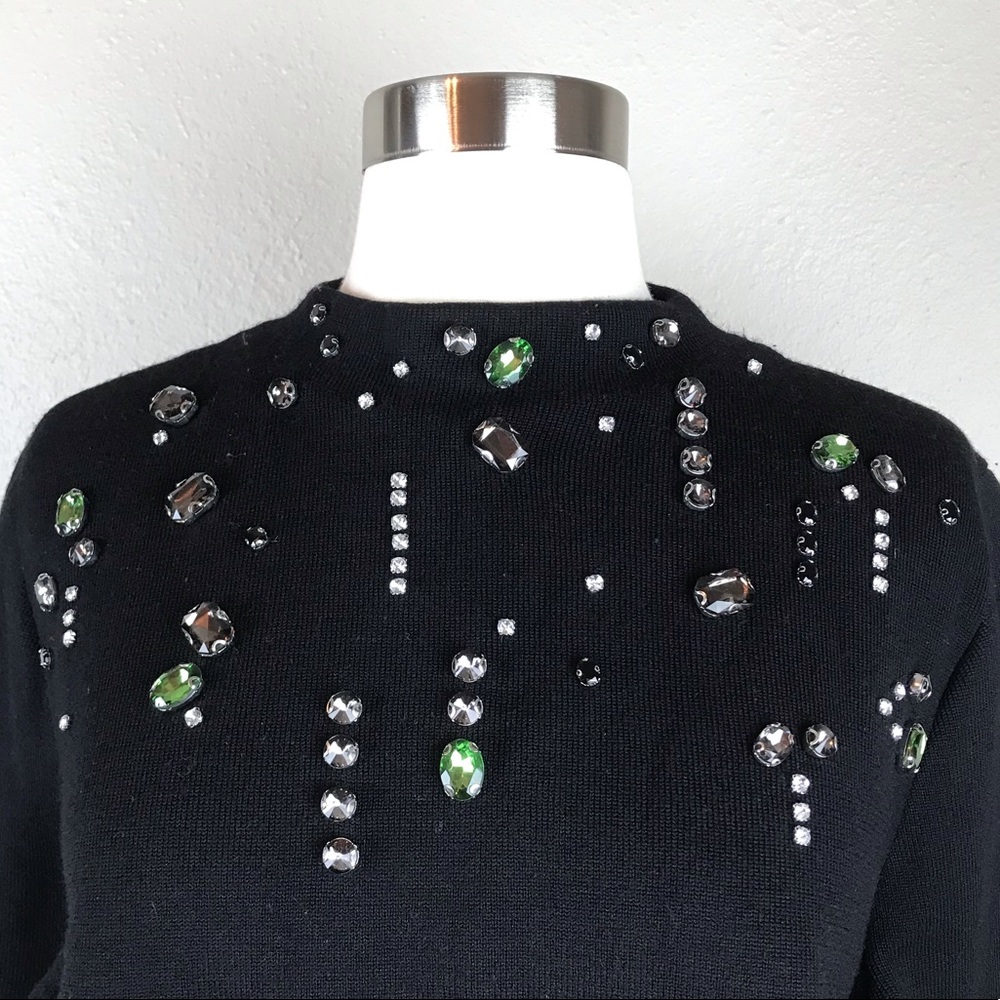 & other stories Embellished Merino Wool Sweater